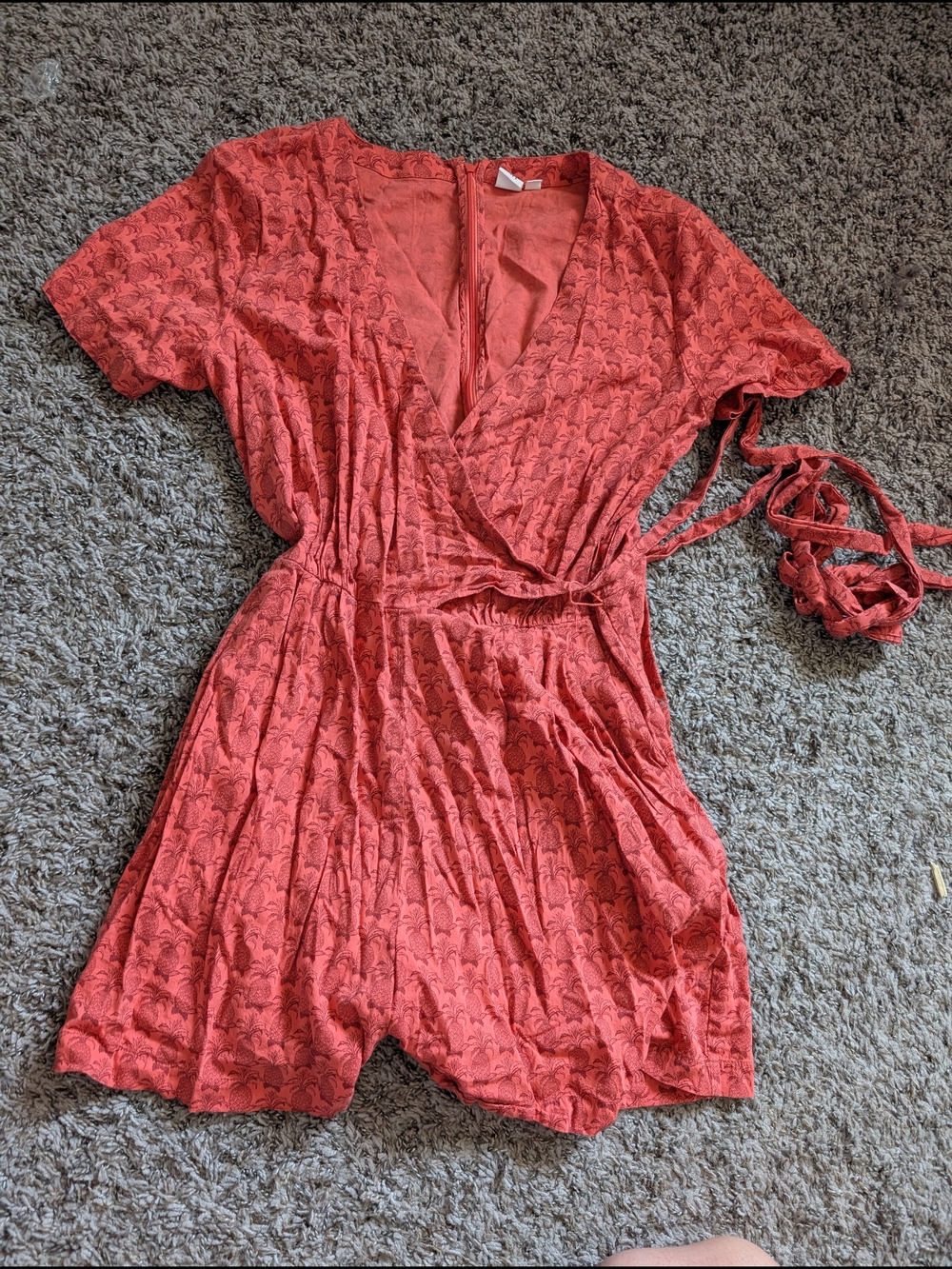 GAP Pineapple Short Sleeve Romper